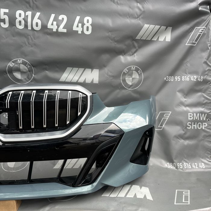 Бампер м передній BMW G60 G61 G90 G91 передний М пакет бмв г60 г90 г61 г91 bmw g60 g90 g61 g91 комплектний в колір жалюзи ноздри моторчик