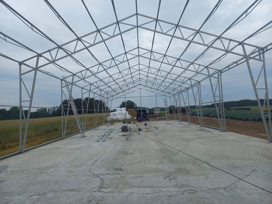 Konstrukcja stalowa Hali namiotowej 10x20x4 KON-STAL OD RĘKI