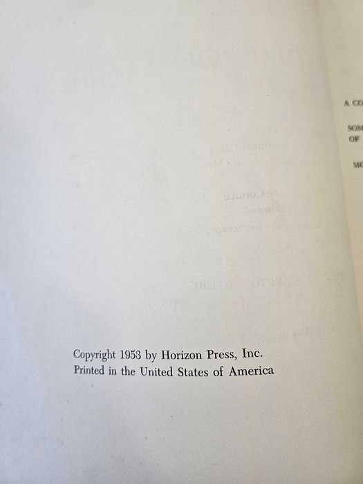 Frank Lloyd Wright, The Future of Architecture (1953)