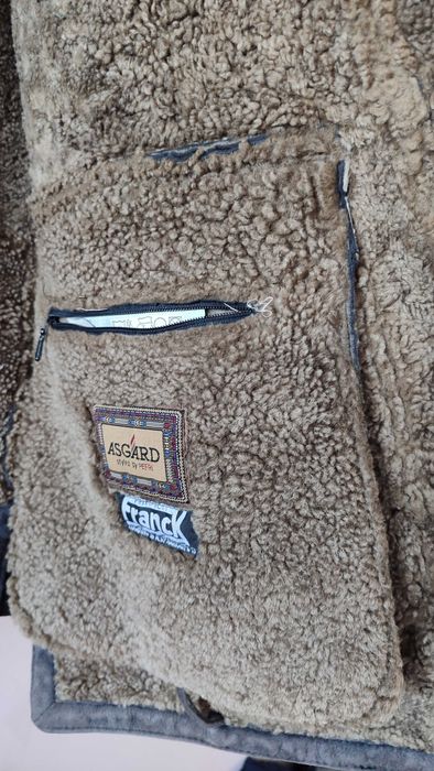 Дублёнка кожух з овчини натуральные хутро Asgard by Pefri