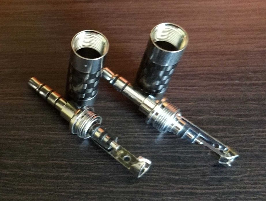 ULTRA wtyki jack 3,5mm Valab Carbon Rhodium 3i4PIN