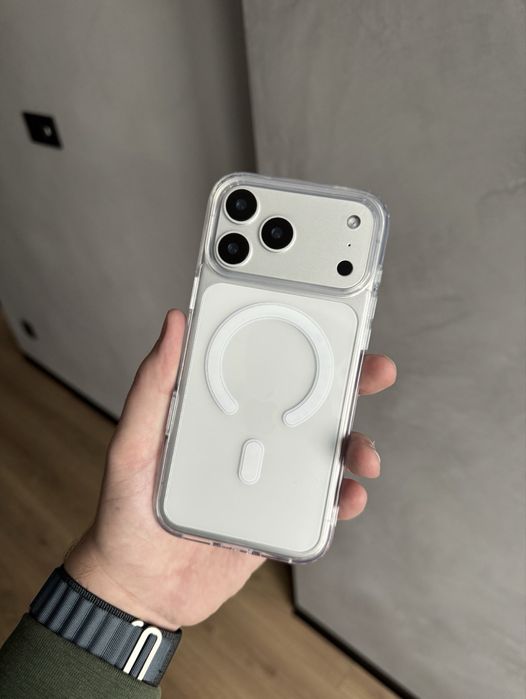  Чохол на Айфон прозорий з MagSafe чехол на iPhone. Всі моделі