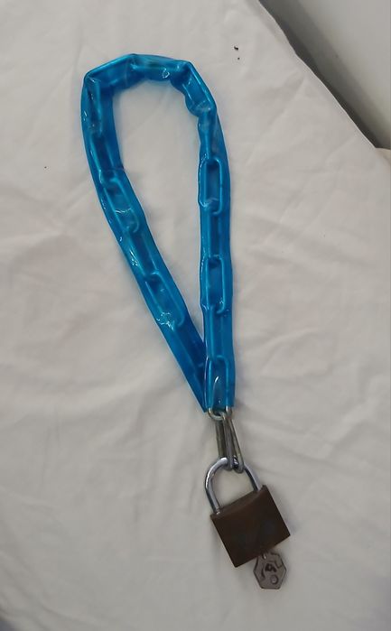 Cadeado com Corrente e Chave