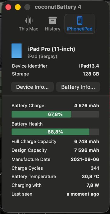 Apple Ipad Pro M1  11 cali  128