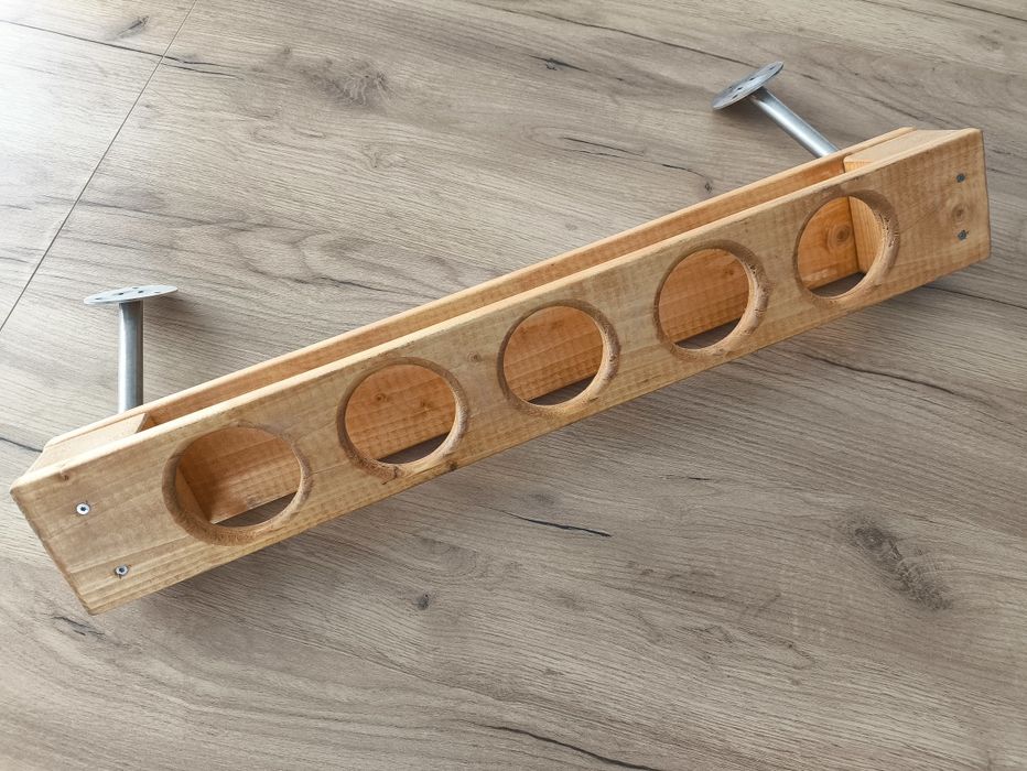 Balia uchwyt półka na drinki szklanki barek nowy