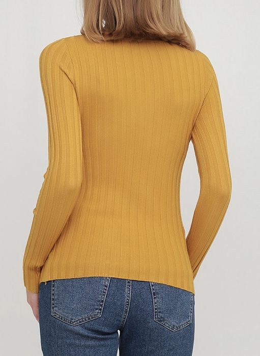 Жовтий/гірчичний жіночий джемпер