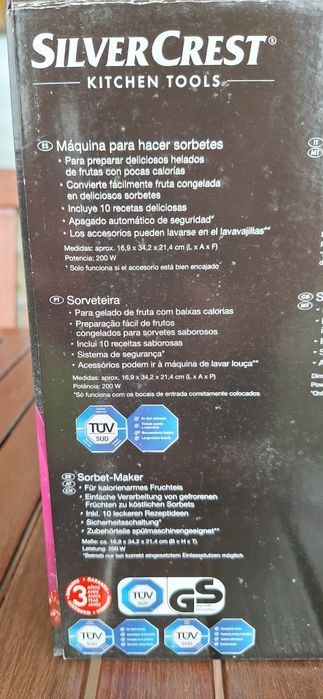 Sorveteira Silvercrest