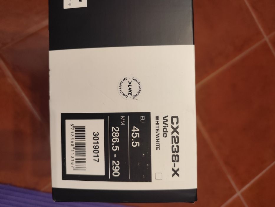 Sapatos Lake Cx238 Wide