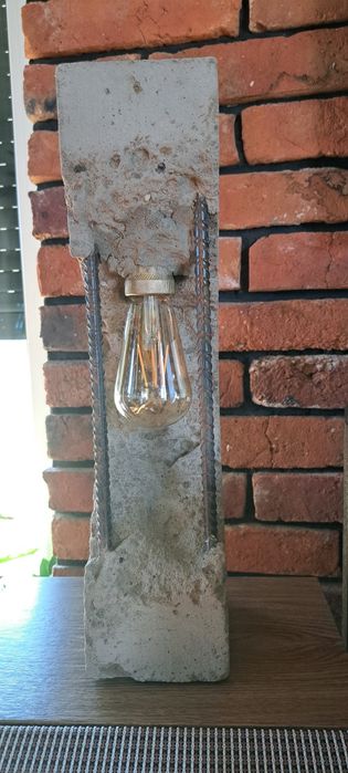 Lampka  betonowa loft