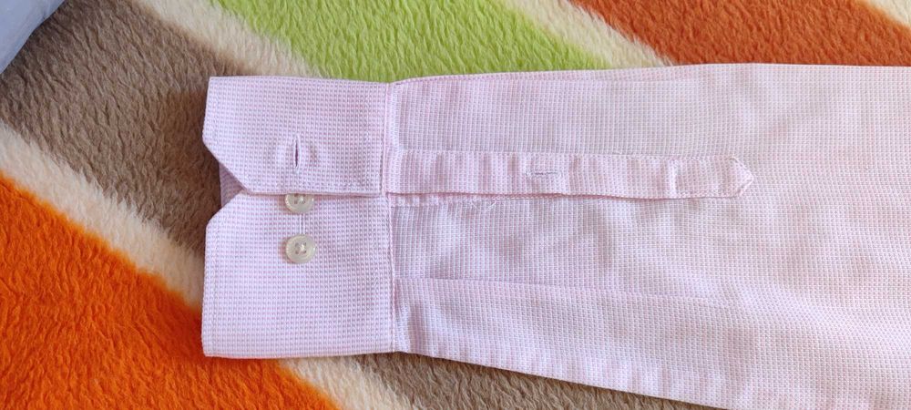 Camisa Rosa Homem - Milano | Tamanho S | Slim Fit [Nova]