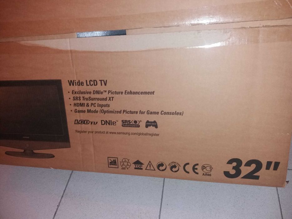 v plasma samsung 32”, sem controle remoto