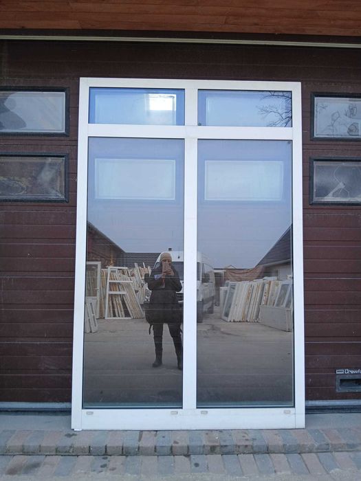 Okno witryna duża aluminiowa 167x256 nieotwierane DOWÓZ CAŁY KRAJ