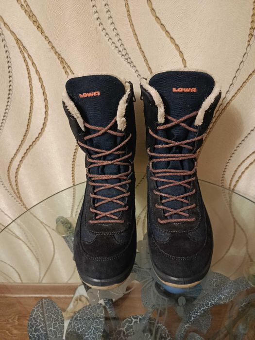 Водостойкие термо ботинки Lowa Gore-Tex на меху стелька 25,5 см