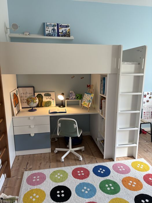 Łóżko na antresoli IKEA Smastad 90x200
