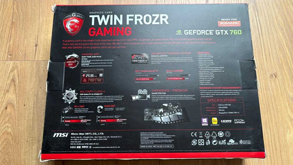 MSI GeForce GTX 760 Twin Frozr Gaming OC