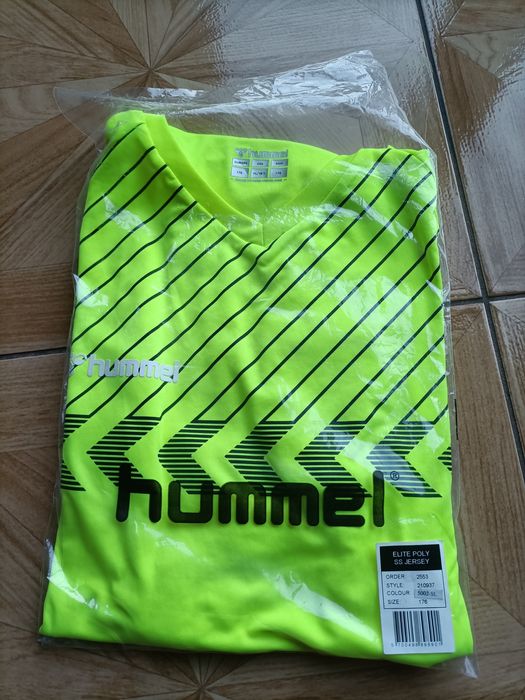 Koszulka sportowa hummel żółta rozmiar 176