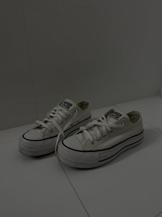 All star plataforma brancas 38