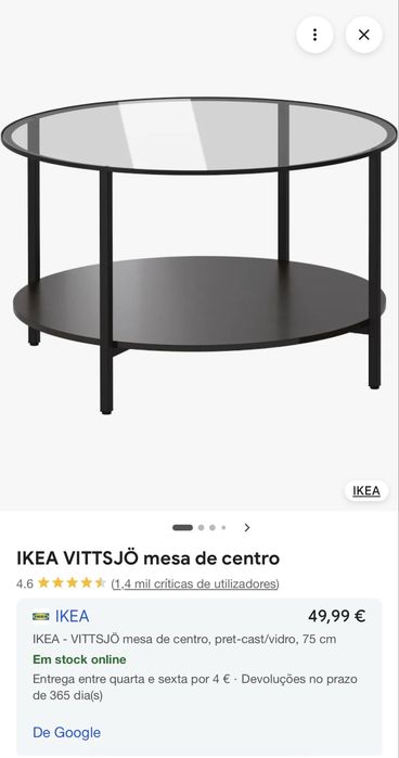 Mesa de centro Ikea