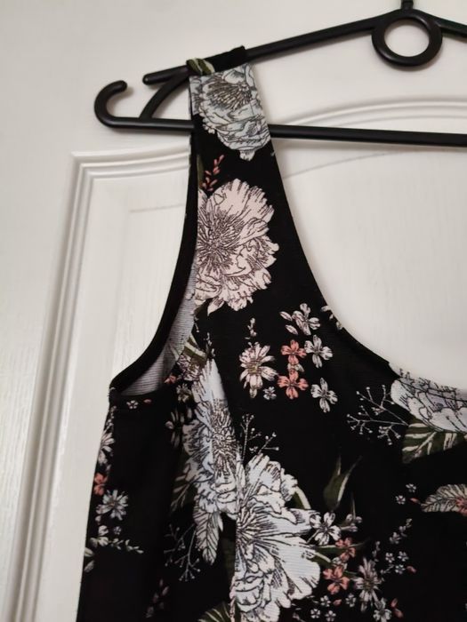 Sukienka mini w kwiaty H&M