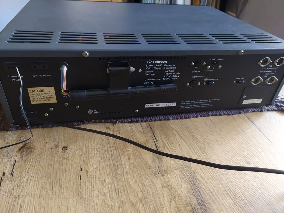 Amplituner z magnetofonem Teleton HiFi SX500
