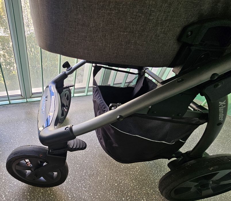 Wózek X-lander X-Move bardzo wygodny pompowane koła mało używany+ grat