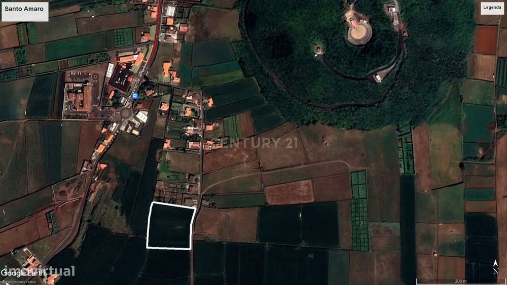 Excelente terreno com 9680 m2 em Santo Amaro - Santa Cruz da Graciosa