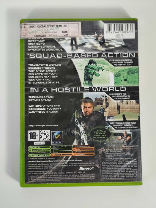 Swat - Global Strike Team - Xbox Classic