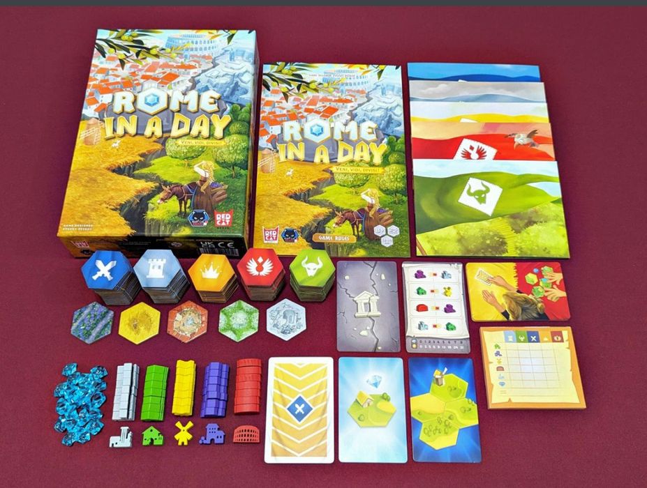 Jogo de tabuleiro Rome in a Day NOVO SELADO