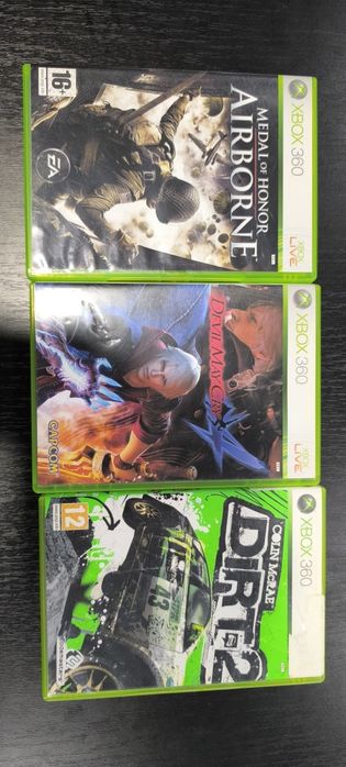 Devil may cry 4/Medal of honor Airborne/Dirt 2 Xbox 360