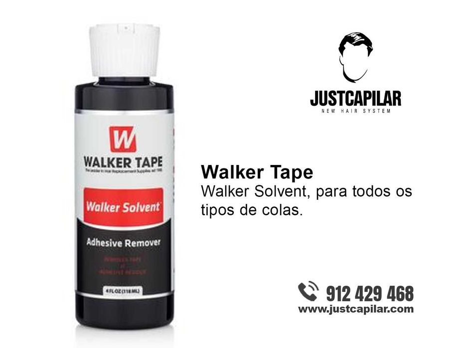 Walker Solvent, para todos os tipos de colas capilares | JustCapilar - Próteses Capilares HD