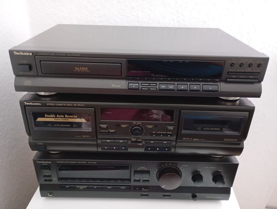 Музыкальный центр Technics SL-PG340A, RS-TR373, SA-GX130