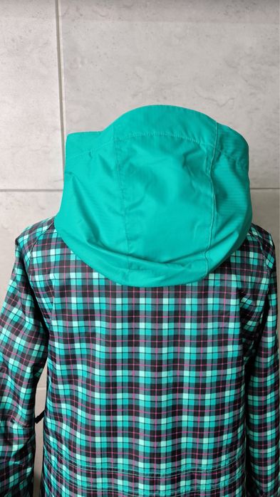 Sportowa narciarska kurtka outdoorowa w kratę wodoodporna, o’neill, 38