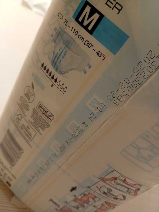 Підгузки для дорослих М до 110 см. 30 шт.