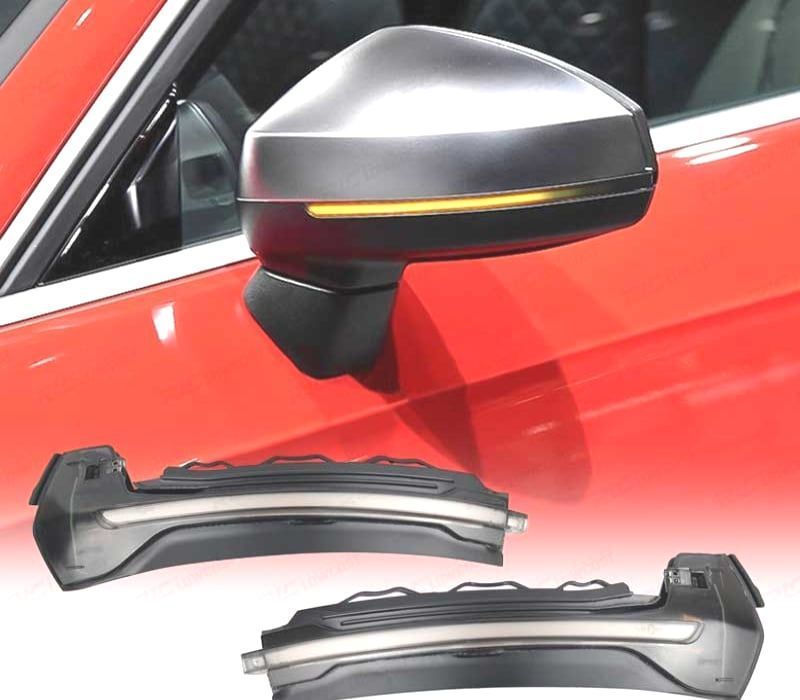 PISCAS LATERAIS LED DINAMICOS PARA ESPELHOS PARA AUDI A3 8V 12-20