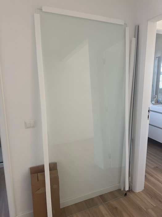 Divisória de duche walk-in, 90 cm de altura