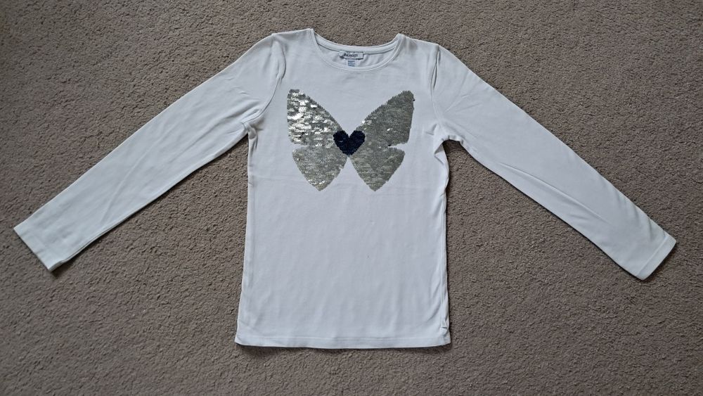 Bluzka OKAÏDI 140 cm Cekiny Odwracalne