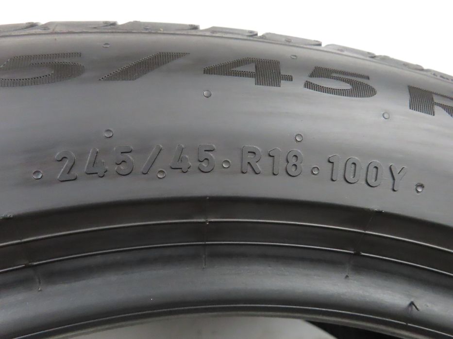 245/45r18 Opona Letnia Używana Pirelli Powergy 100y Xl