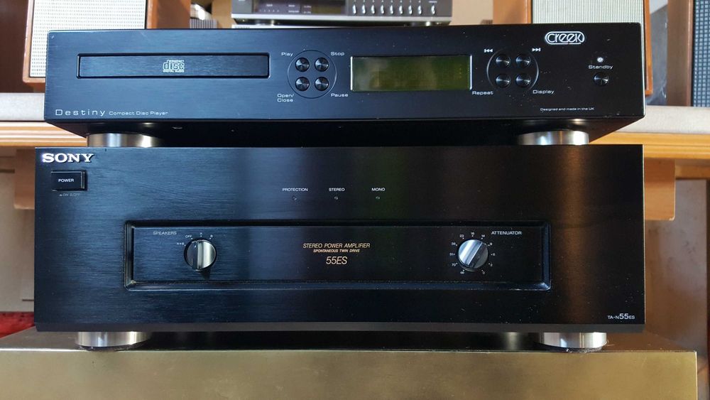 Wzmacniacz Sony TA 55 ES + GRATIS odtwarzacz cd creek destiny