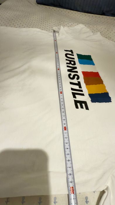 T-Shirt Turnstile Branca - XL - Nova