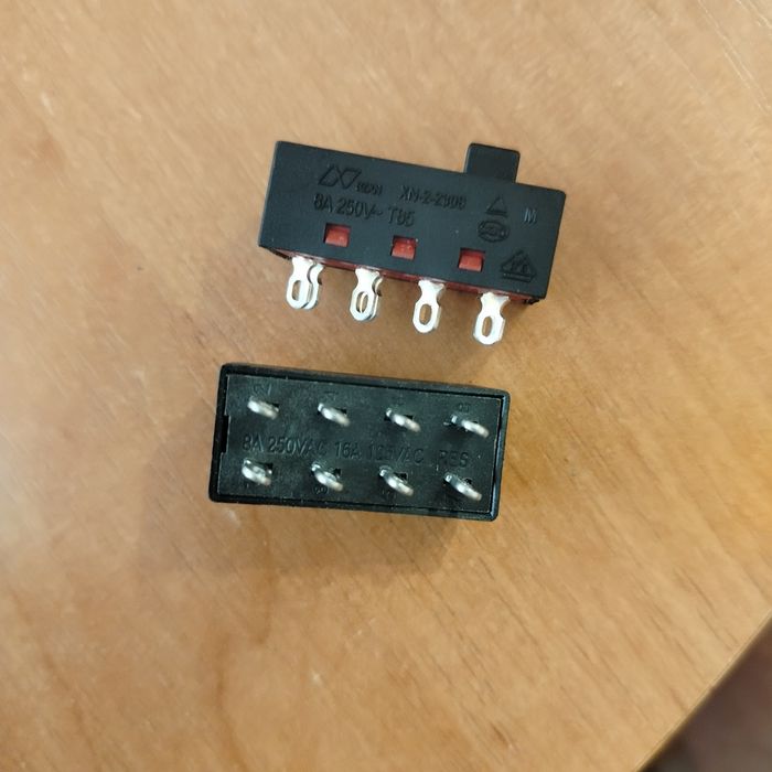 Кнопка перемикач для фену