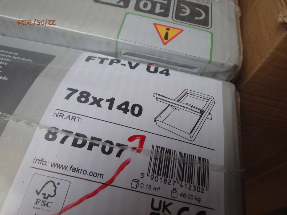 Okno dachowe fakro 78x140