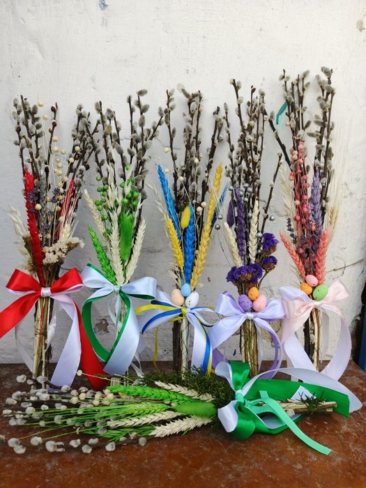 Букети на вербну неділю