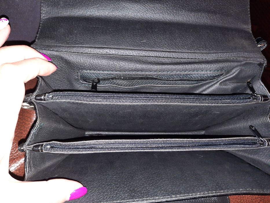 Шкіряна барсетка