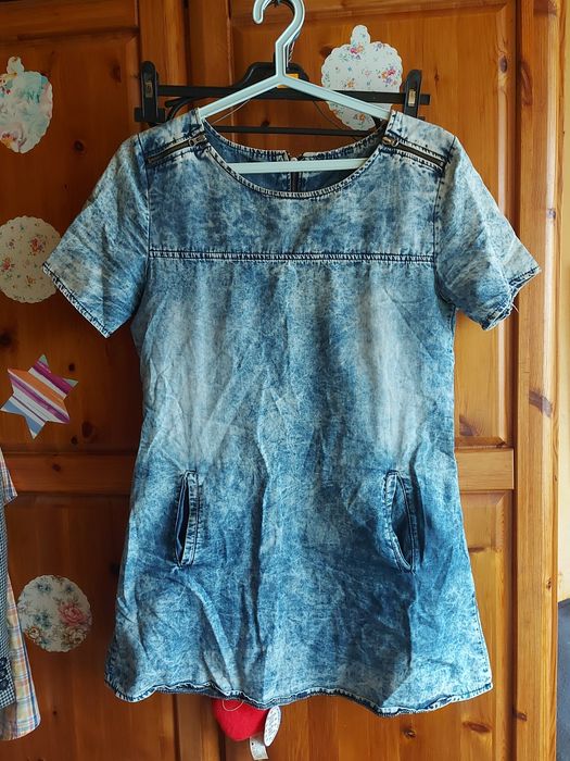 Sukienka jeans marmurek rozmiar M