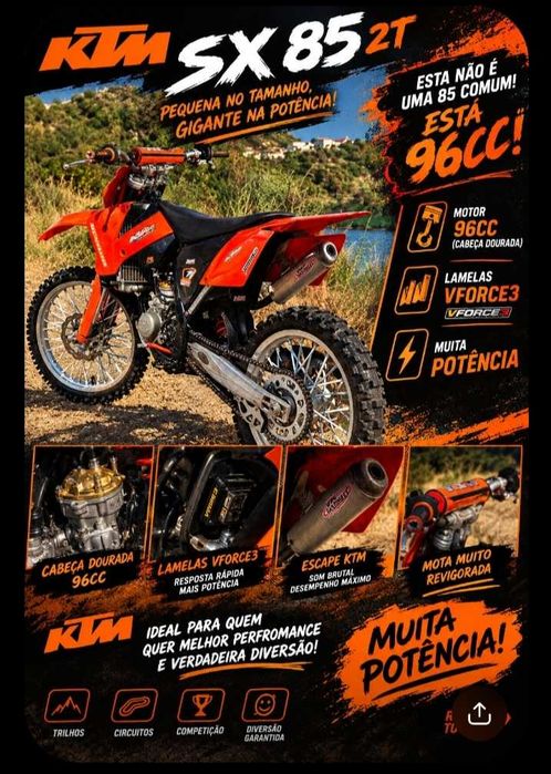 Ktm Sx 85cc 2t.