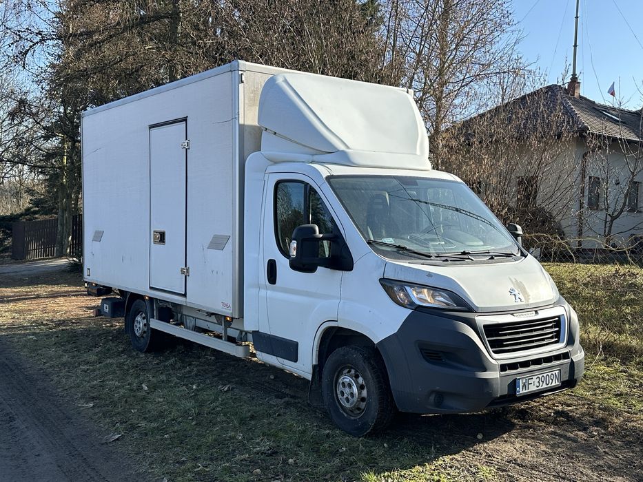 Peugot boxer 2016 kontener winda, faktura, 91 tys przebiegu, z PL