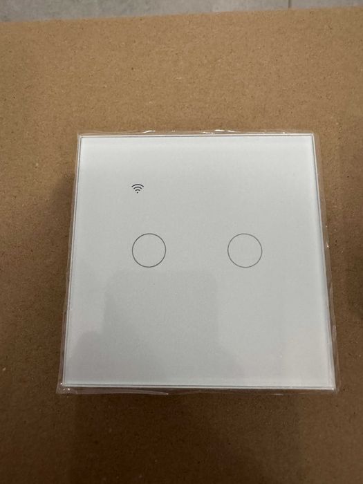 2x Inteligentny włącznik WiFi + Bluetooth Smart Home Szklany Panel