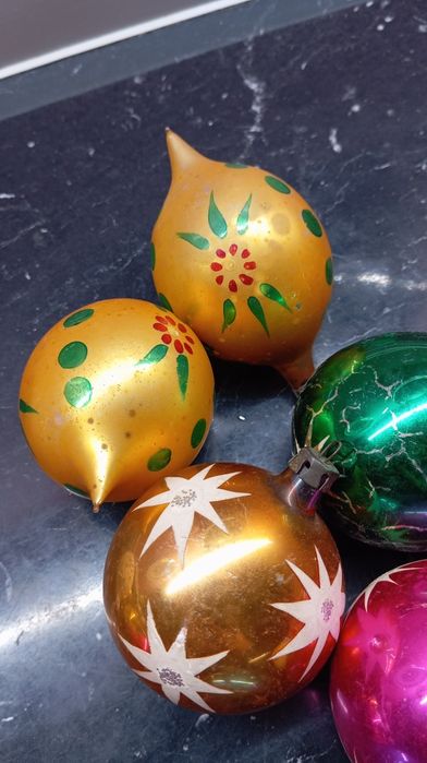 Bombki choinkowe z PRL-u