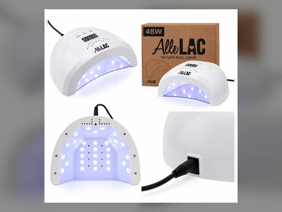 nowe lampa uv led do paznokci 48 w do hybryd żeli akrylożelu sensor ruchu timer oświetlenie wnętrza źródło światła manicure i pedicure 9x16x20 wysyłka