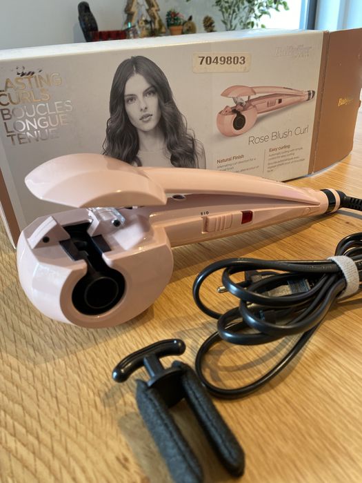 Modelador de cabelo caracois BABYLISS Rose blush curl